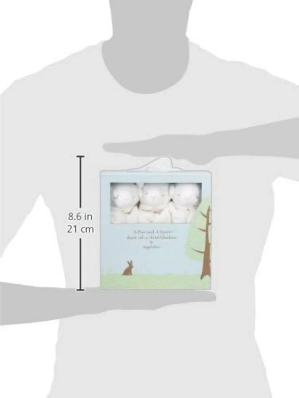 Cozy White Lamb Blankie Set - Pair & Spare for Baby, Soft Plush Comfort